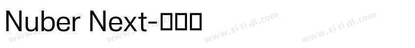 Nuber Next字体转换
